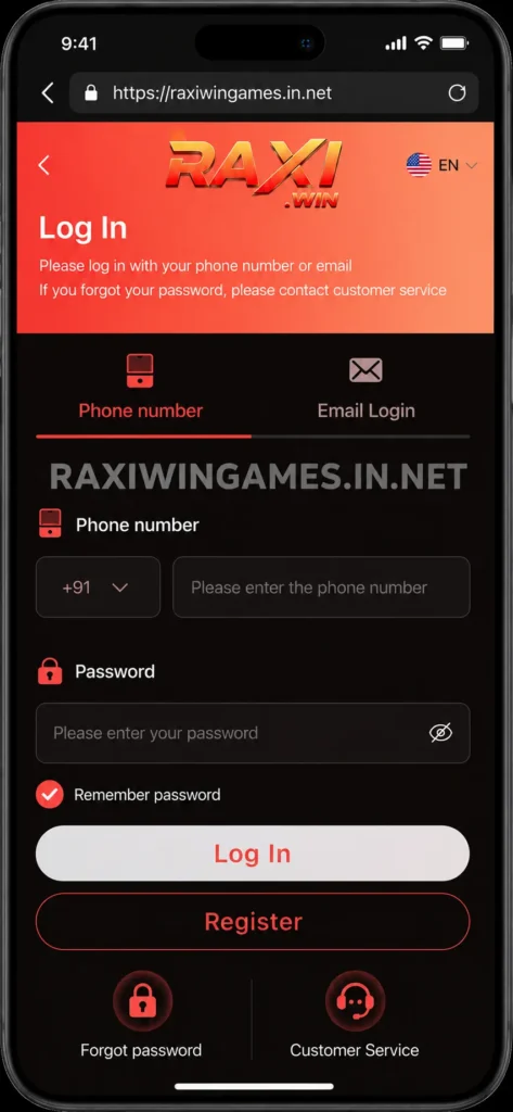Raxi Win Login Guide
